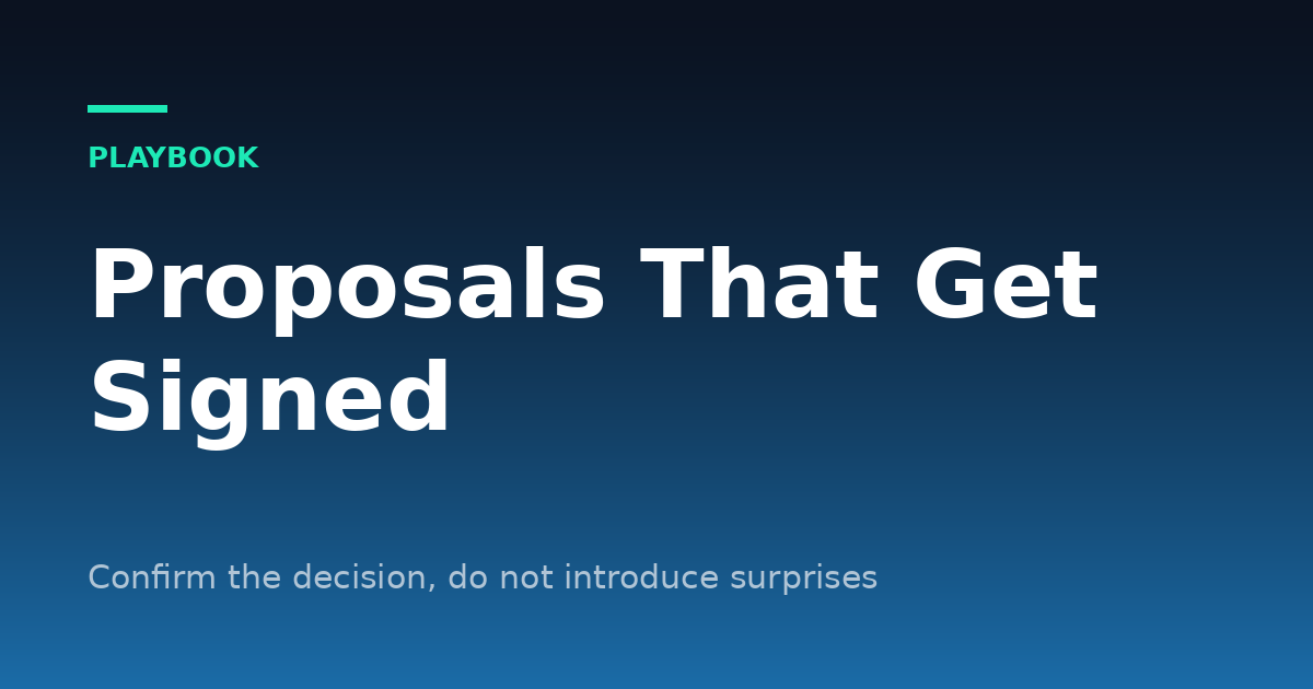 How to Write a Sales Proposal That Gets Signed