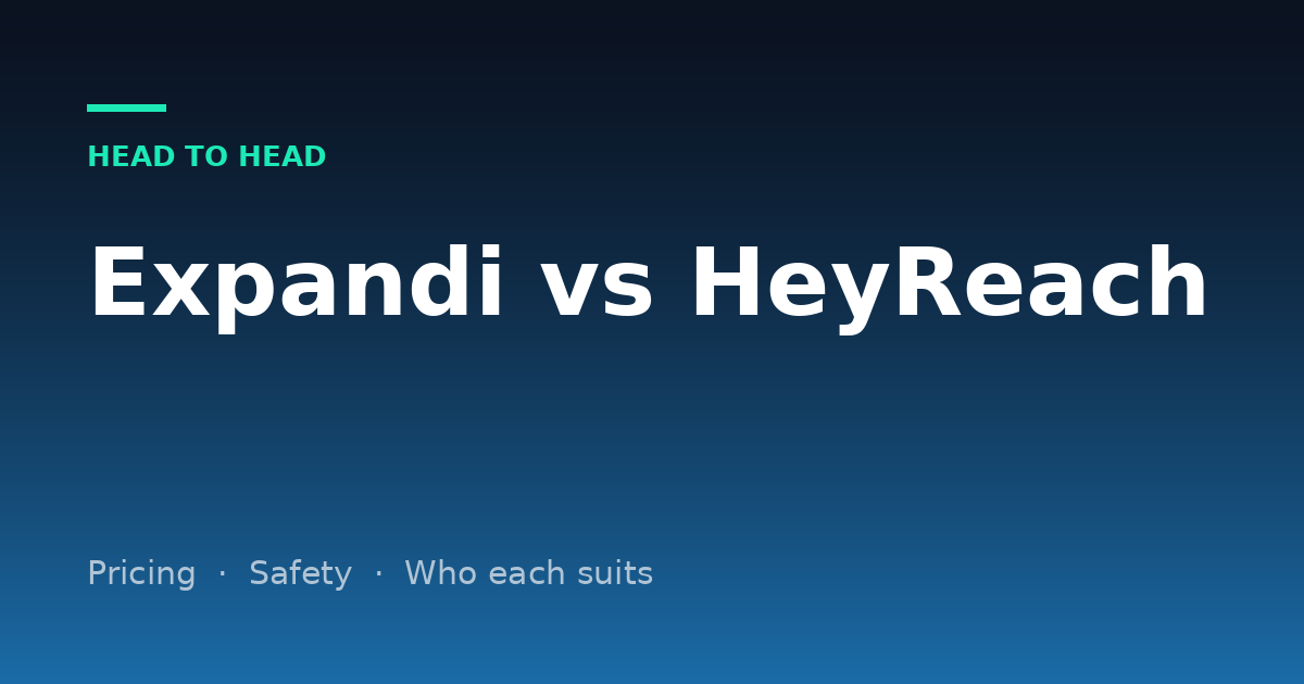 Expandi vs HeyReach: Which LinkedIn Outreach Tool Is Better in 2026?