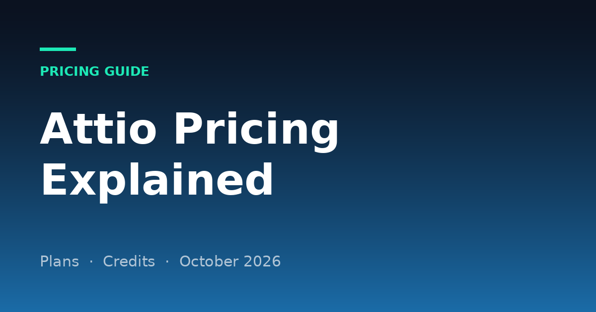 Attio Pricing Explained (2026): Free, Plus, Pro and Credit Costs