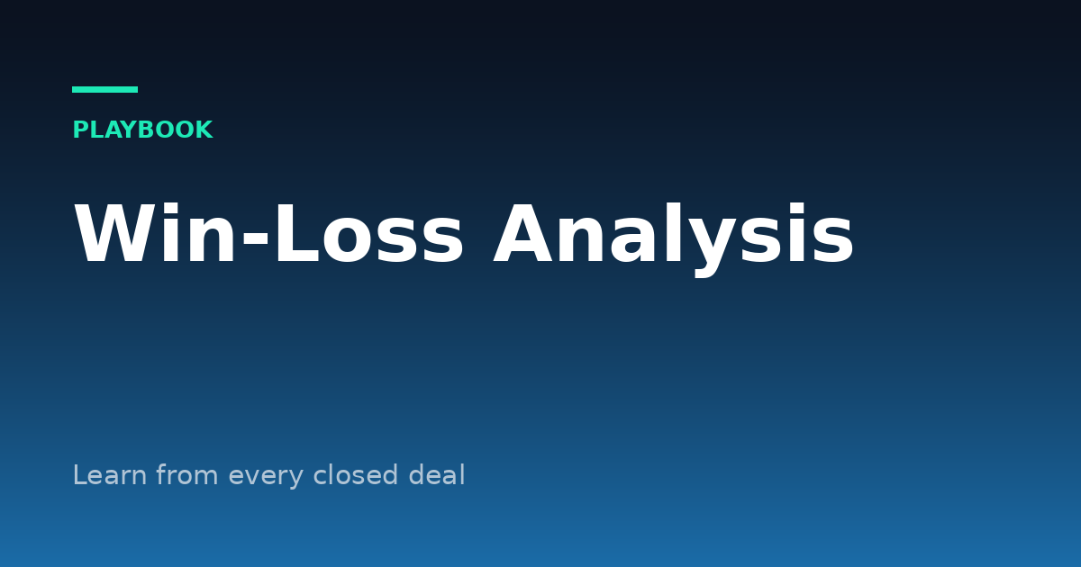 Win-Loss Analysis for Small Sales Teams: Learn From Every Closed Deal