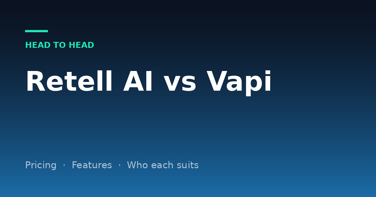 Retell AI vs Vapi (2026): Per-Minute Pricing, Concurrency and Which to Build On