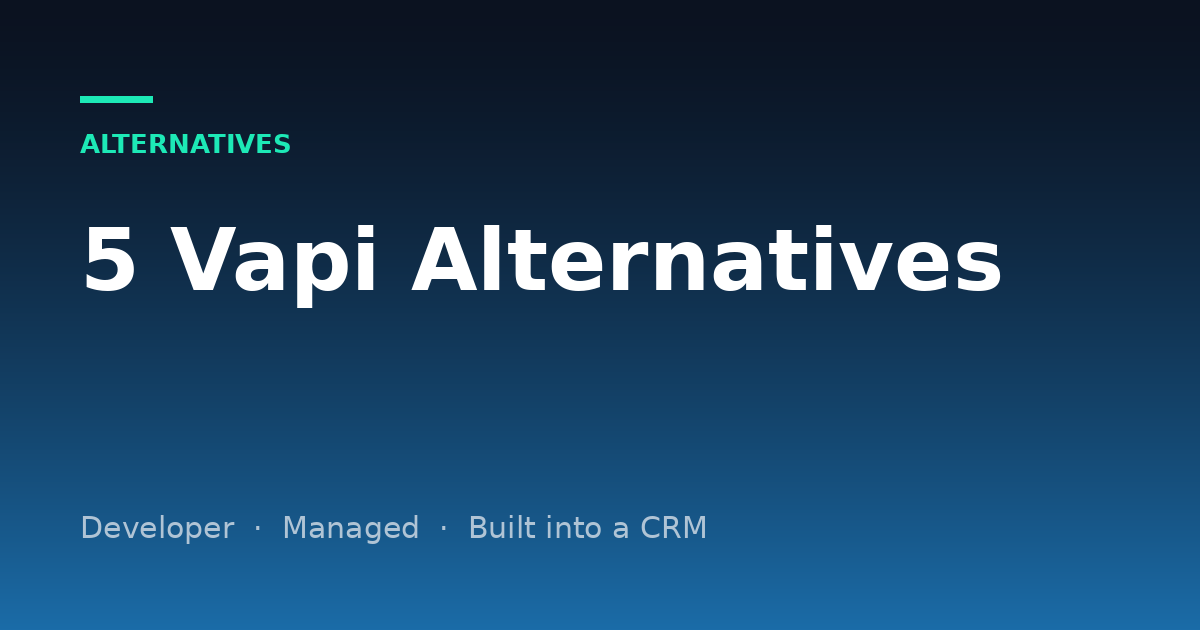 5 Best Vapi Alternatives in 2026 (With Per-Minute Pricing)
